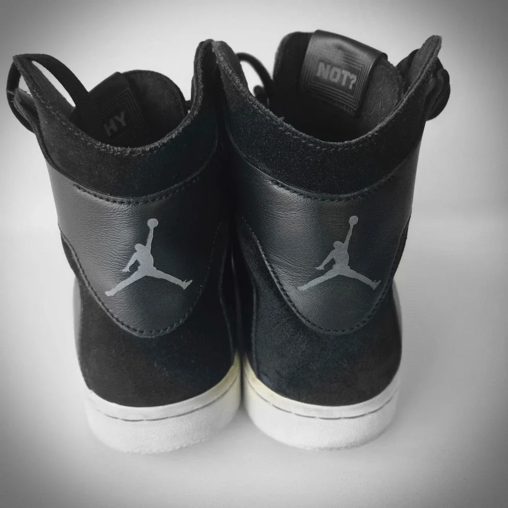 Jordan Westbrook 0.2 Black Leather Suede High Top Sneakers 854563-002 Mens